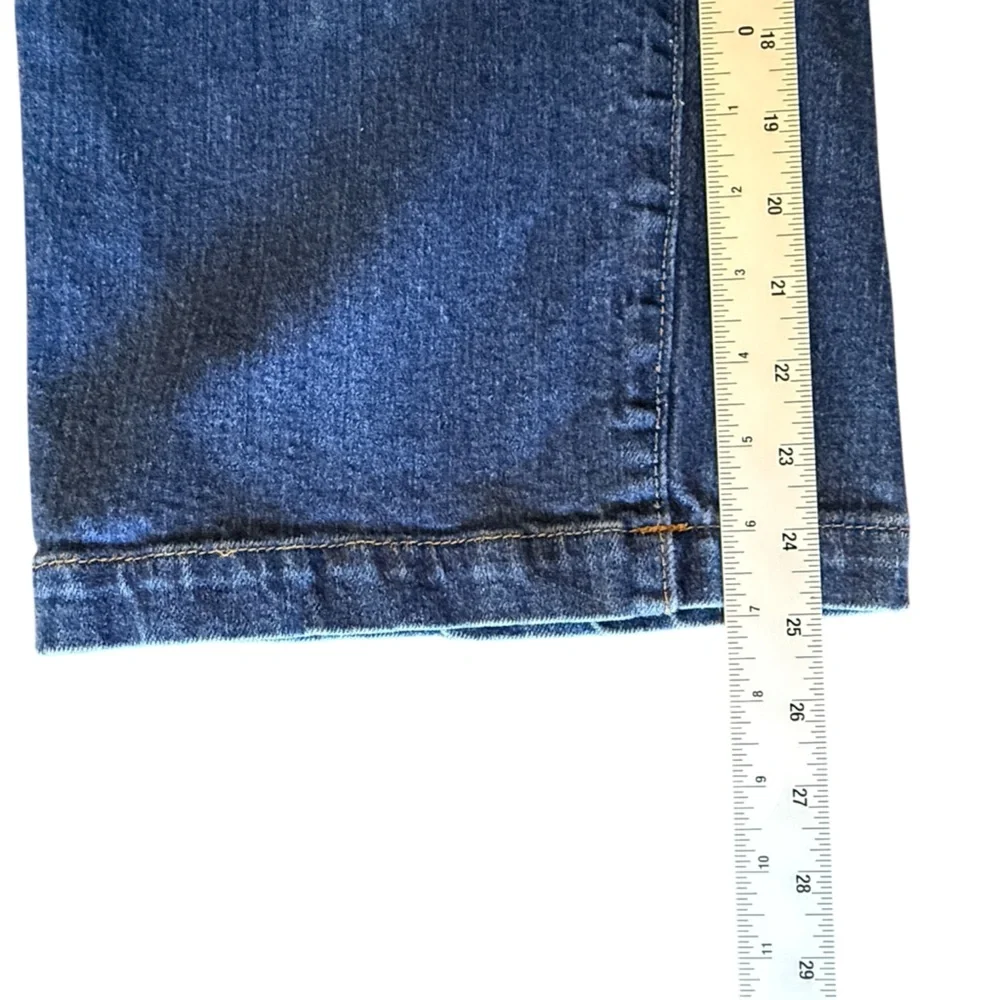 OAT New York Cropped Wide Leg Jeans – High Rise – Med Wash Women’s Size 12/31 - Picture 11 of 13